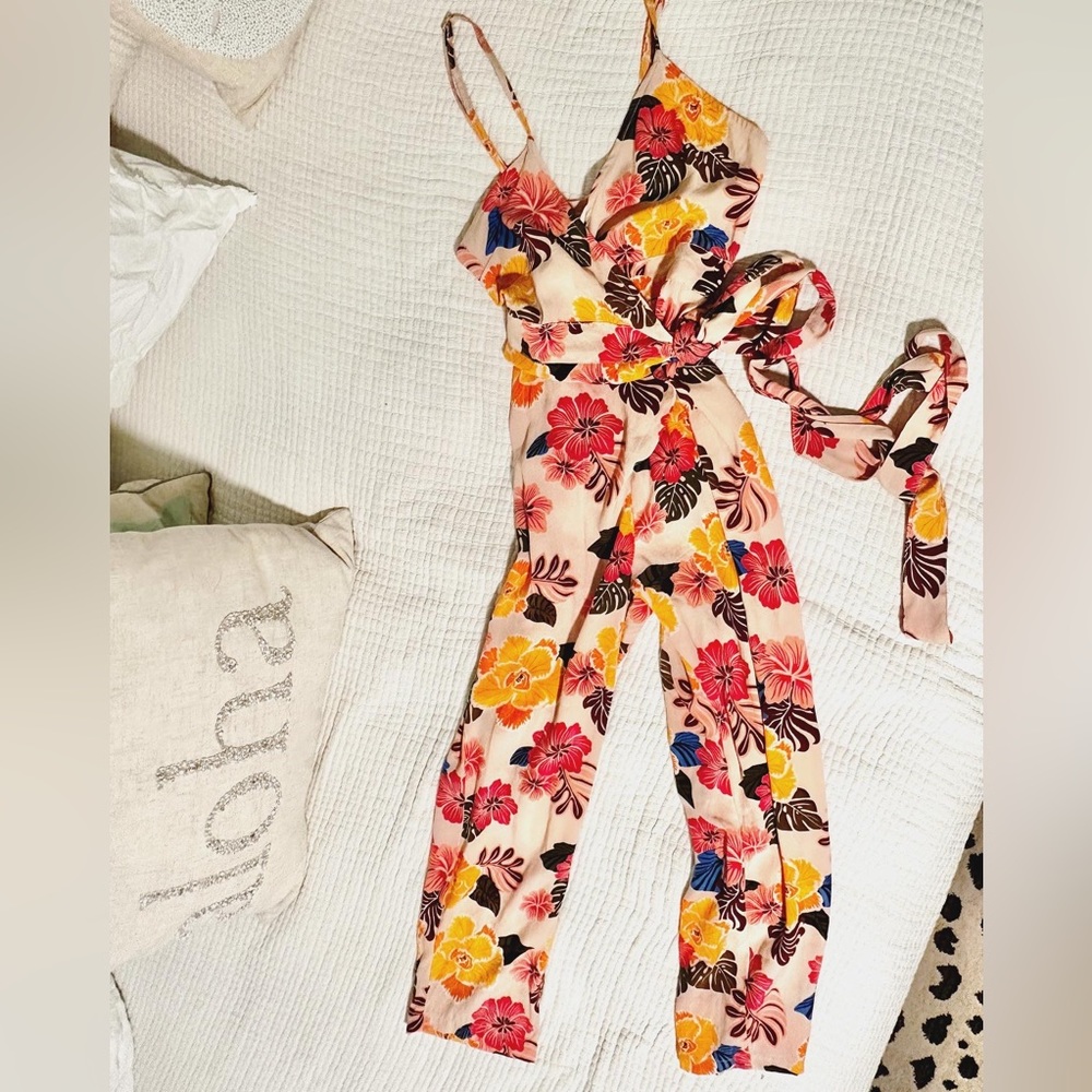 Acacia Silk Brentwood Jumpsuit - Picture 2 of 3